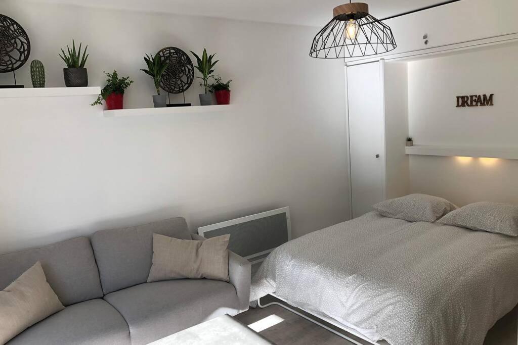 Grand studio cabine 30 m² centre ville, refait à neuf pour vous ! Climatisé La Grande Motte Extérieur photo
